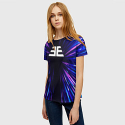 Футболка женская Imagine Dragons neon energy, цвет: 3D-принт — фото 2