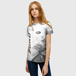 Футболка женская Ford - white gradient вертикально, цвет: 3D-принт — фото 2