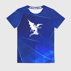 Женская футболка Black Sabbath blue poly