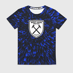 Женская футболка West Ham blue energy