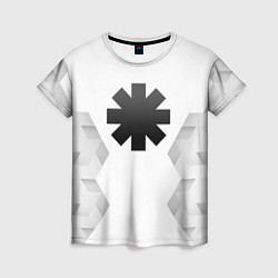 Женская футболка Red Hot Chili Peppers white poly