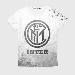 Женская футболка Inter - white gradient