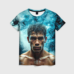 Женская футболка Артуро Гатти в дыму