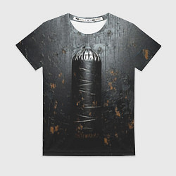 Женская футболка Черная боксерская груша