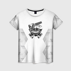 Футболка женская Tokyo Ghoul white poly, цвет: 3D-принт