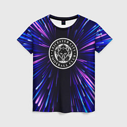 Женская футболка Leicester City neon energy