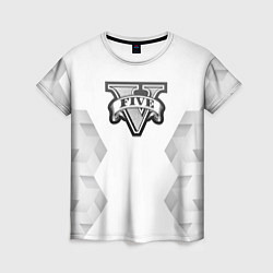 Футболка женская GTA white poly, цвет: 3D-принт