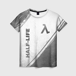 Футболка женская Half-Life - white gradient вертикально, цвет: 3D-принт