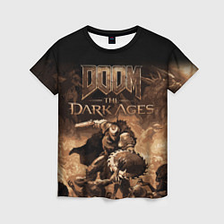Футболка женская Doom the dark ages, цвет: 3D-принт