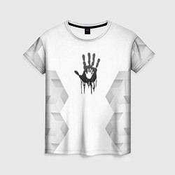 Футболка женская Death Stranding white poly, цвет: 3D-принт