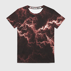 Футболка женская Lightning red, цвет: 3D-принт