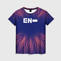 Женская футболка Enhypen red energy