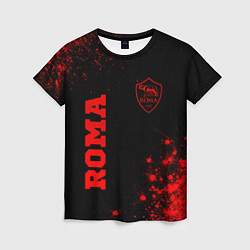 Футболка женская Roma - red gradient вертикально, цвет: 3D-принт