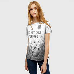 Футболка женская Red Hot Chili Peppers - white gradient посередине, цвет: 3D-принт — фото 2