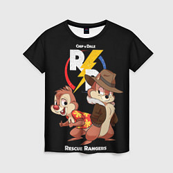 Женская футболка Чип и Дейл - rescue rangers