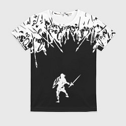 Женская футболка И один в поле воин