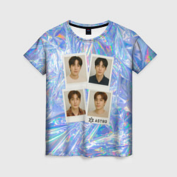 Женская футболка Astro четыре фото