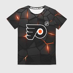 Футболка женская Филадельфия Флайерз - НХЛ хоккей, цвет: 3D-принт