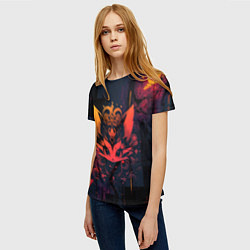 Футболка женская Магический лисёнок, цвет: 3D-принт — фото 2