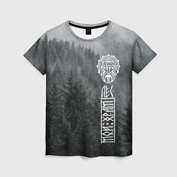 Футболка женская Древние боги могучих лесов, цвет: 3D-принт