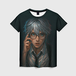 Женская футболка Стильный мужчина в очках