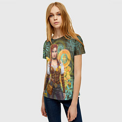 Футболка женская Стимпанк приключения, цвет: 3D-принт — фото 2