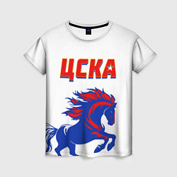 Женская футболка ФК ЦСКА навсегда