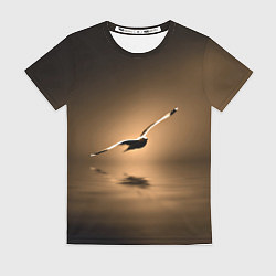 Женская футболка Летящая птица