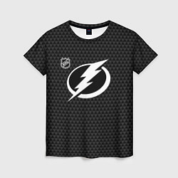 Женская футболка Тампа Бэй Лайтнинг - черные треугольники