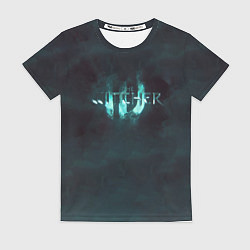 Женская футболка The Witcher логотип