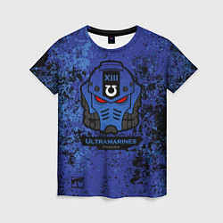 Футболка женская Примарис - Ультрамарины, цвет: 3D-принт