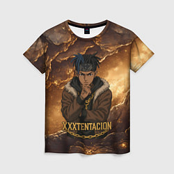 Женская футболка XXXTentacion anime style
