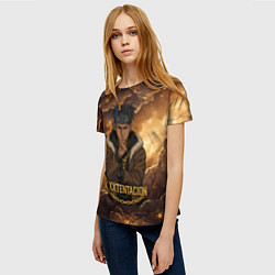 Футболка женская XXXTentacion anime style, цвет: 3D-принт — фото 2
