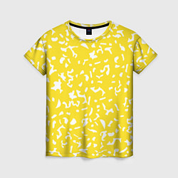 Женская футболка Лимонный камуфляж