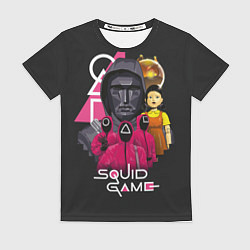 Женская футболка Squid Game арт
