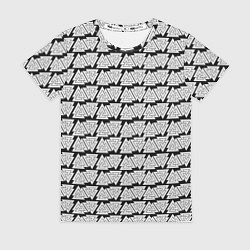 Женская футболка Символы валькнут как броня защиты