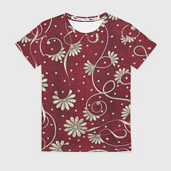 Женская футболка Красный бархат