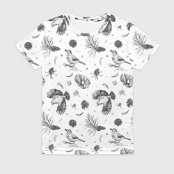 Женская футболка Сойка в Бузулукском бору