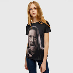 Футболка женская Danny Trejo, цвет: 3D-принт — фото 2