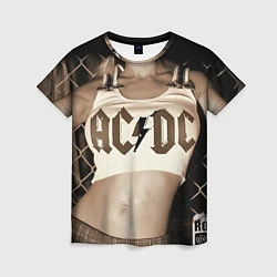 Женская футболка AC/DC Girl