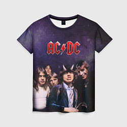 Женская футболка AC/DC