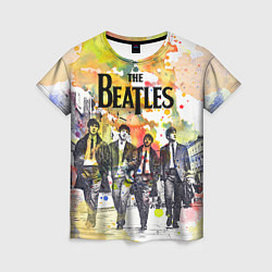 Женская футболка The Beatles: Colour Spray