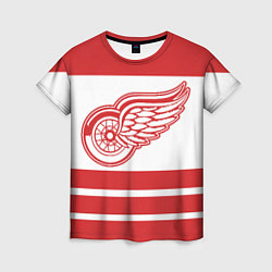 Женская футболка Detroit Red Wings