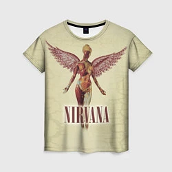 Футболка женская Nirvana Angel, цвет: 3D-принт