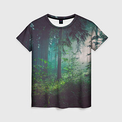 Женская футболка Таинственный лес