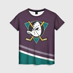 Женская футболка Anaheim Ducks Selanne