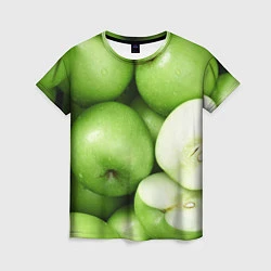 Женская футболка Яблочная