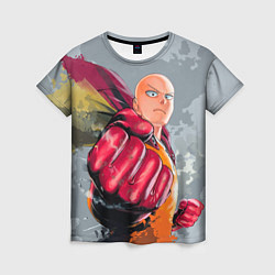 Женская футболка One Punch Man Fist
