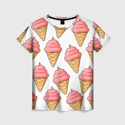 Женская футболка Мороженки
