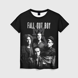 Женская футболка Fall out boy band